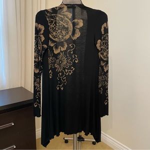 Monteau Black Womens Cardigan Size Small